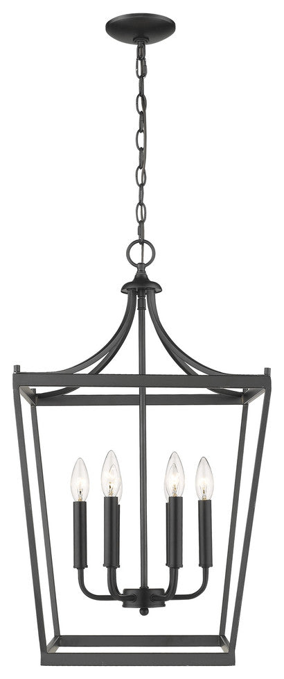 Kennedy 6-Light Matte Black Pendant