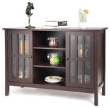Attractive Brown Wood TV Stand