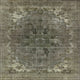 Ahgly Company Indoor Square Mid-Century Modern Area Rugs, 8' Square