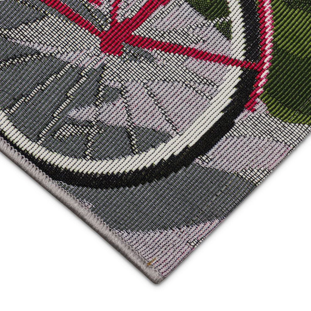 Esencia Summer Ride Indoor/Outdoor Mat Blue 2'x2'10"