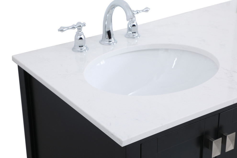 Isabel Black 32" Single Sink Bathroom Vanity