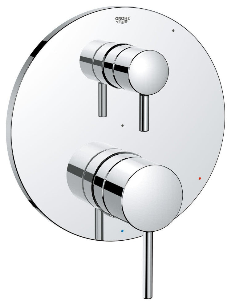 Grohe 29 423 Timeless Two Function Pressure Balanced Valve Trim - Starlight