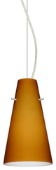 Cierro 1 Light Pendant Lighting, Satin Nickel