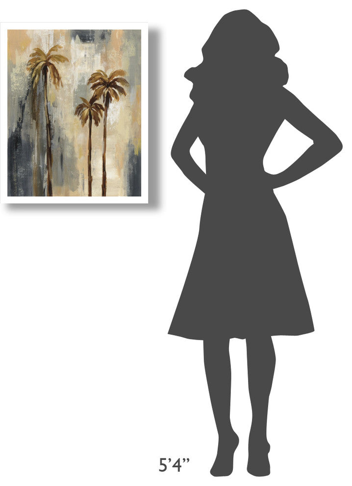 "Palm Trees I" Digital Paper Print by Silvia Vassileva, 22"x26"