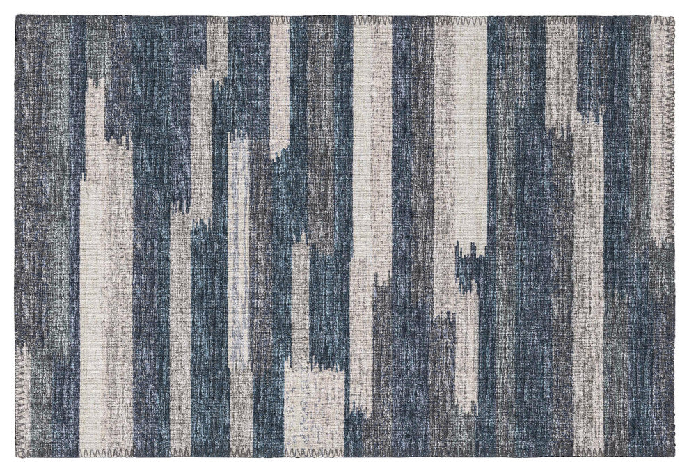 Indoor/Outdoor Sedona SN8 Slate Machine Washable 1'8" x 2'6" Rug