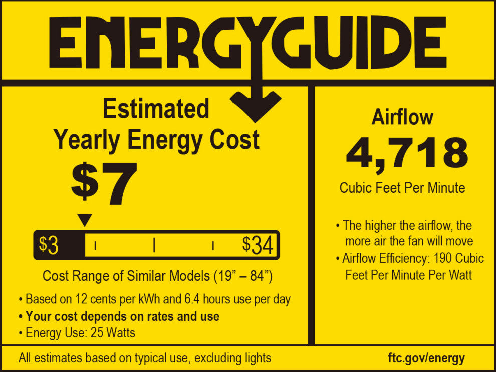 Fanimation FPD8564 TorchAire 64" 5 Blade Indoor / Outdoor Smart - Black