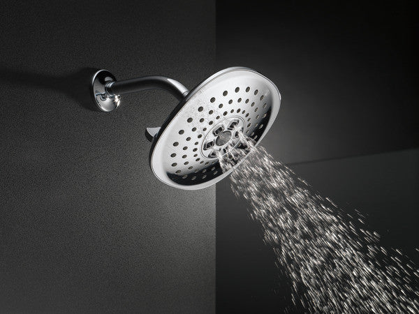 Delta H2Okinetic 3-Setting Raincan Shower Head, Chrome, 52686