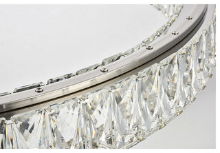 Monroe Integrated LED Chip Light Chrome Chandelier