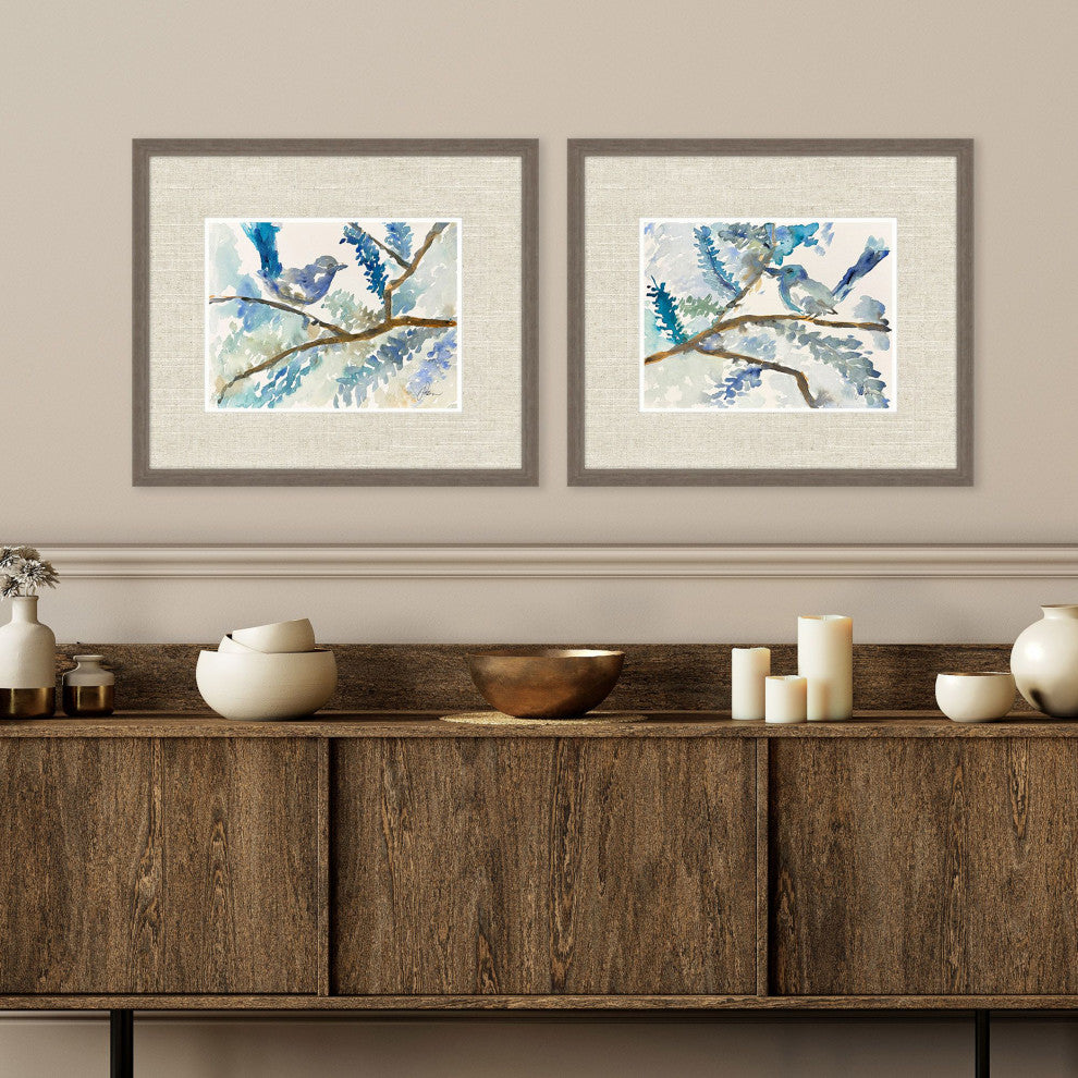 Here Birdie Birdie Framed Art, 2-Piece Set