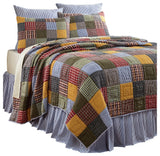 Farm Patchwork Quilt Set, Multicolored, King