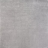 Haze Solid Low-Pile Light Gray 6' Square Area Rug