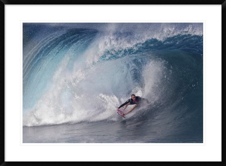 "A Wave Player" Framed Digital Print by Cheng Chang, 38"x28"