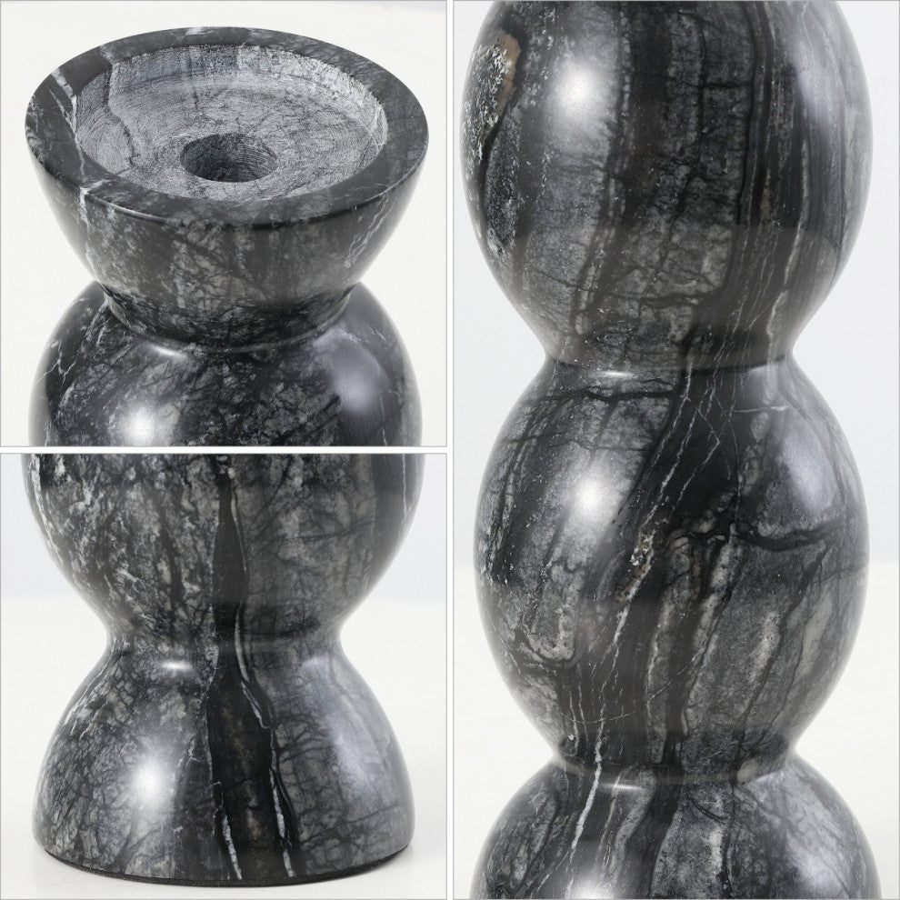 Safavieh Rhodes Candle Holder, Set of 2, Grey