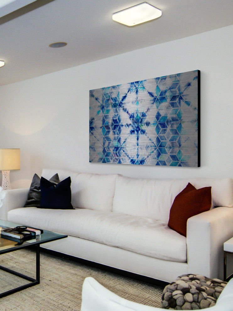 "Tinghir" UV Ink Print on Brushed Aluminum, 60"x40"