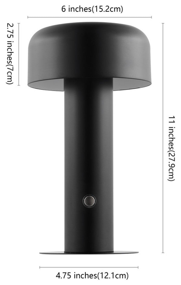 Safavieh Mayella Rechargeable LED Table Lamp Black