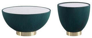 Manhattan Comfort 2-Piece Anderson Coffee Table and End Table 2.0