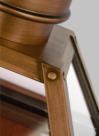 Hyannis Medium Wall Lantern, Natural Copper