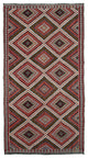 Rug N Carpet - Handmade Oriental 5' 11'' x 11' 3'' One-of-a-Kind Wool Kilim Rug