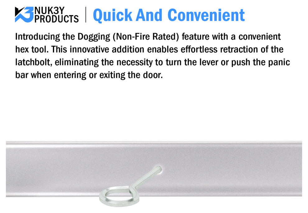 Nuk3y ED-5000 Series Panic Exit Device Grade 1