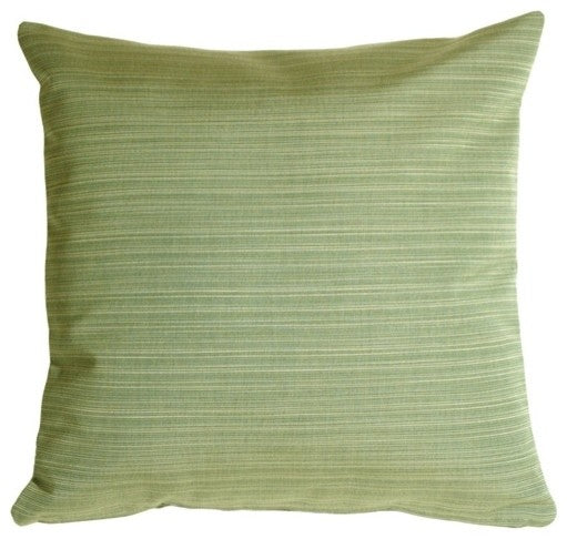 Pillow Decor - Sunbrella Dupione Laurel 20 x 20 Outdoor Throw Pillow