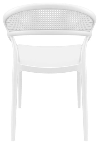 SunSet Dining Chair, White, Set of 2