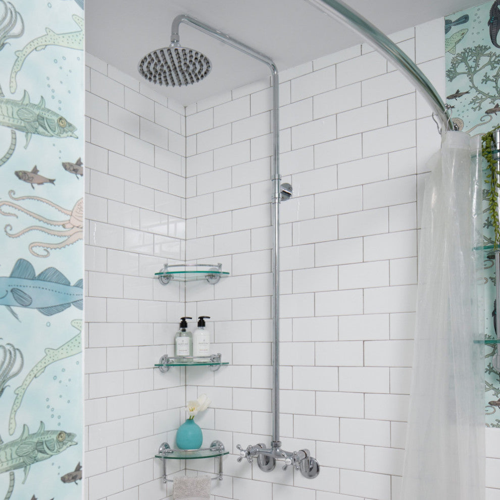 Park Slope Subway Glossy White Ceramic Wall Tile