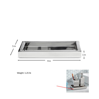 Modern Bath Shiny  3-Piece Bathroom Accessory Set