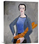 "Girl With Bread" Stretched Canvas Giclee by Christopher Wood, 18"x22"