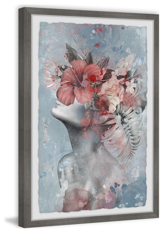 "Beauty Never Fades" Framed Painting Print, 24x36