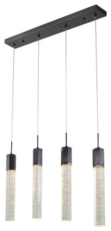 Bethel International ADS26C36BG 4-Light Island Lighting, White
