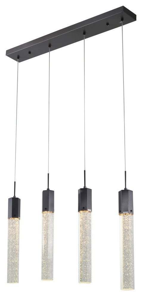 Bethel International ADS26C36BG 4-Light Island Lighting, White