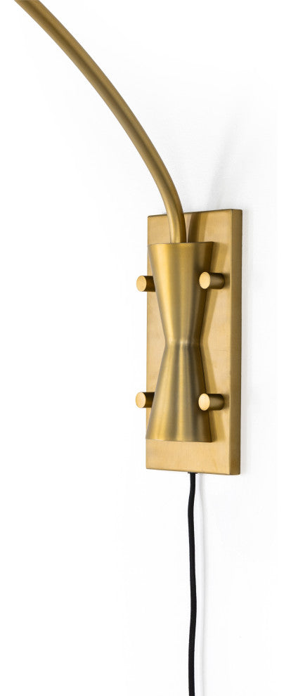Bennington Sconce-Antique Brass Iron