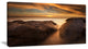 "Large Rocks At La Perouse Bridge" Seashore Canvas Print, 32"x16"