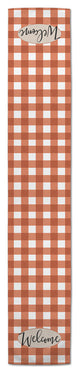 Welcome Buffalo Check Table Runner