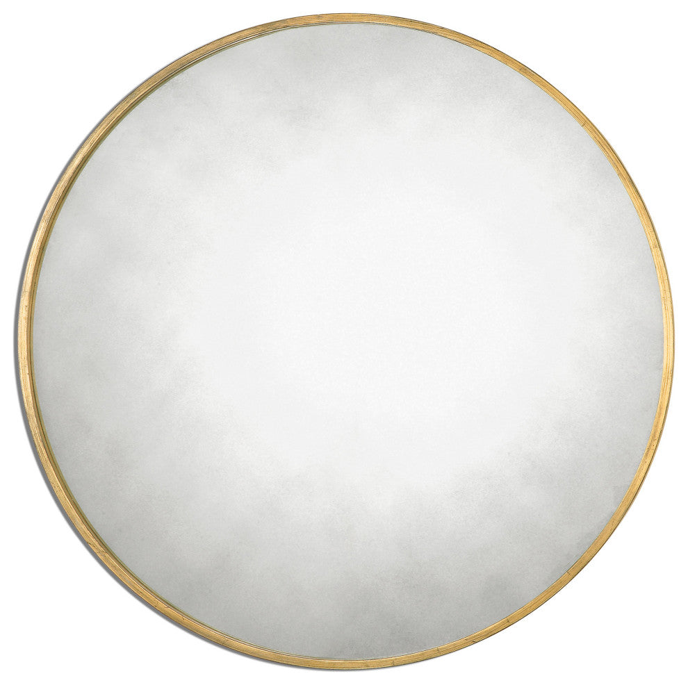 Uttermost Junius Round Gold Mirror