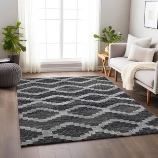 Addison Premium Washable Mayfield AMF115 Gray 5' x 7'6" Rug