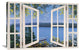 "Island Time with Window" Artwork, 36" x 24"