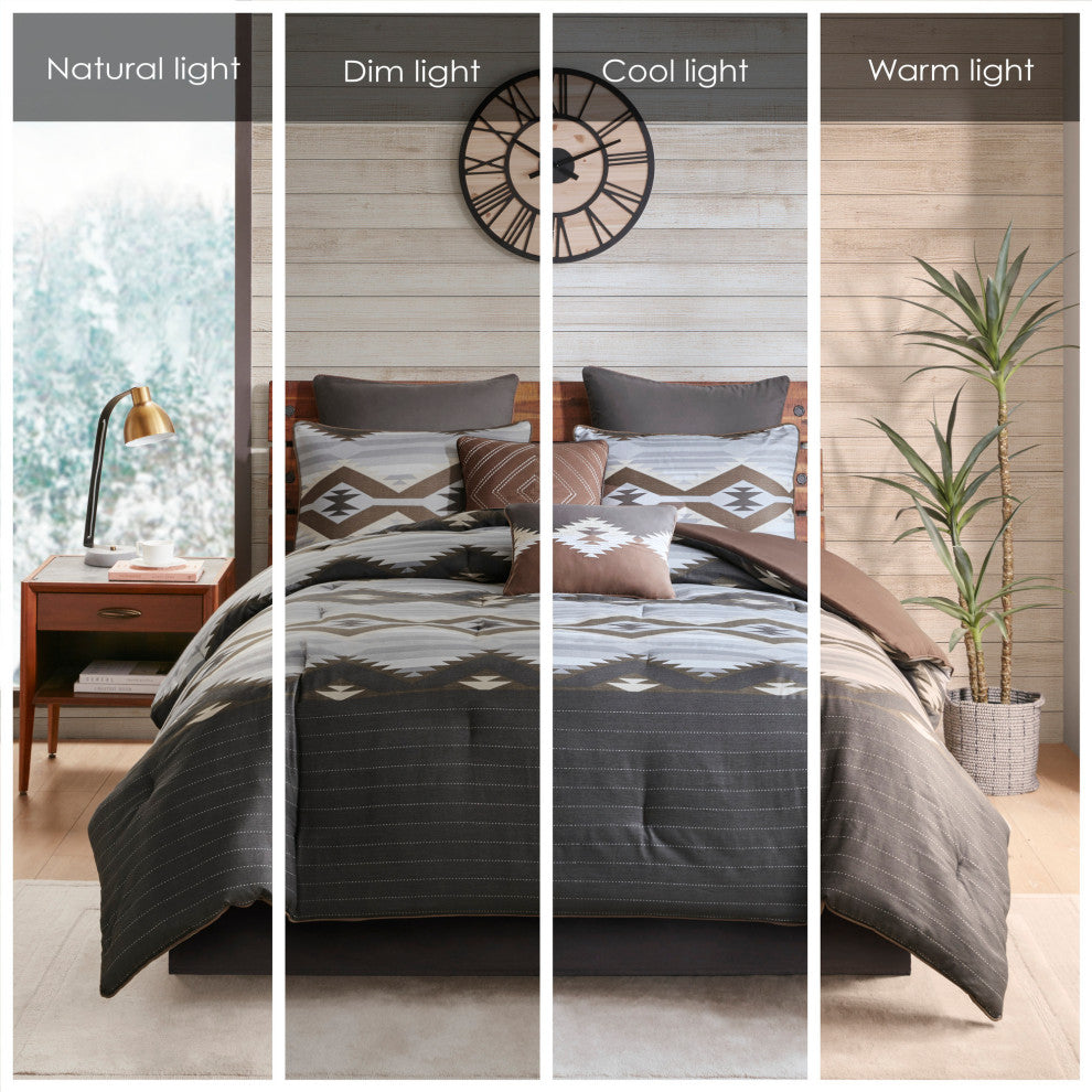 Woolrich Bitter Creek Oversized Overfilled Southwest Comforter Set, King