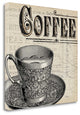"Antique Cafe No Border" By Pela Studio, Giclee Print on Gallery Wrap Canvas