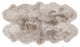 Classic Sheepskin Quarto Pelt 3'x5' Rug, Shell