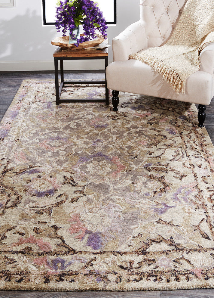 Weave & Wander Amreli Rug, Wisteria, 5'x8'