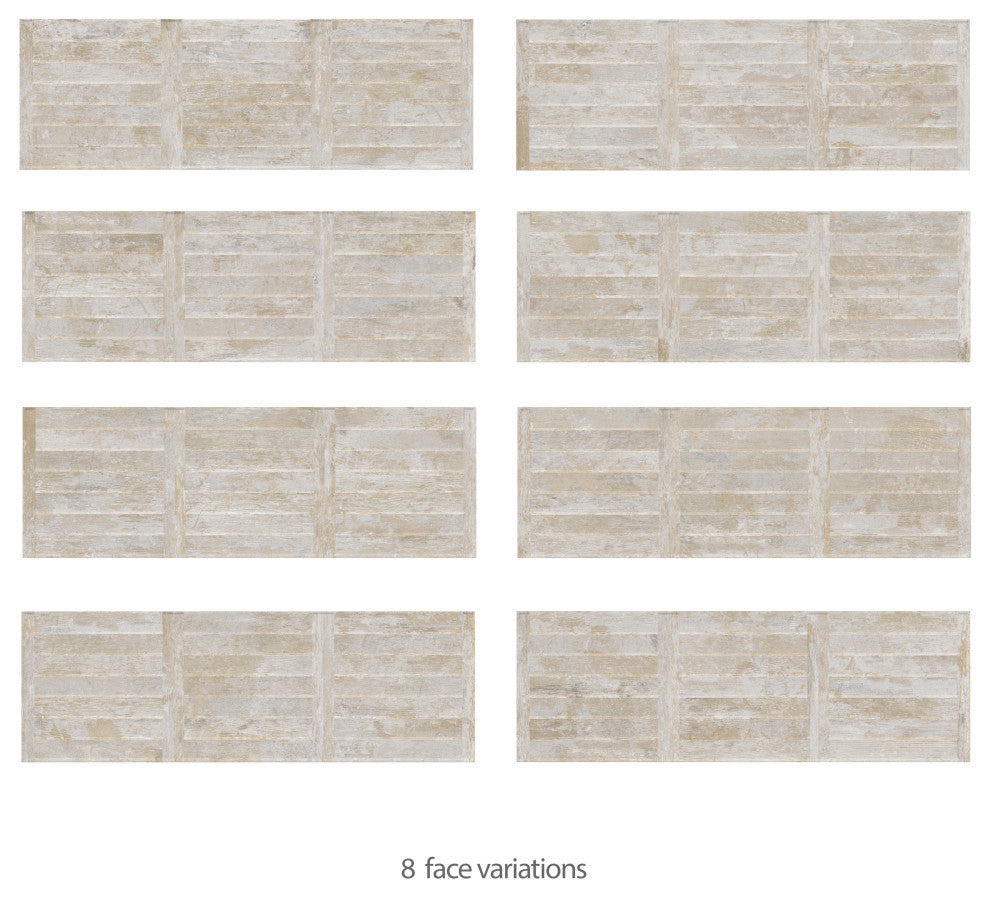 Habanera Decor Beige Fluted Ceramic Wall Tile