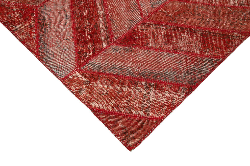 Rug N Carpet - Handmade Anatolian 6' 8" x 10' 0" Antique Patchwork Area Rug