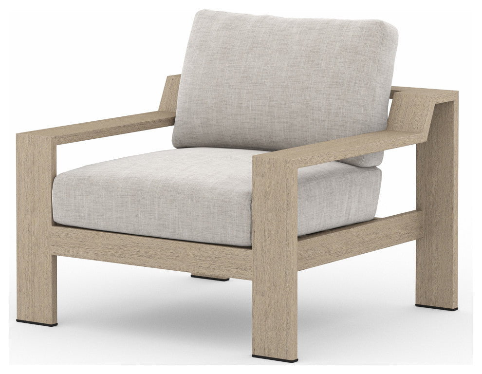 Monterey Outdoor Chair-Brown/Stone Grey