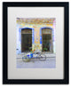 ''Havana Apartment No 203'' Matted Framed Art, Black Frame, White Matte, 20x16