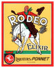 "Rodeo Elixir" Digital Paper Print by Vintage Booze Labels, 31"x38"