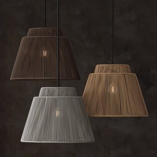 Capital Lighting 956311 Jasper 23"W Outdoor Pendant - Sienna / Black