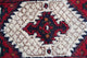 Handmade Vintage Persian Hamadan Mat 1.3'x1.9', 41cmx59cm, 1970s