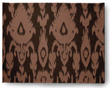 Ikat Soft Chenille Area Rug, Brown, 8'x10'