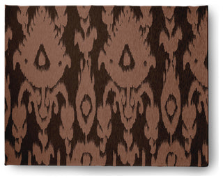 Ikat Soft Chenille Area Rug, Brown, 8'x10'